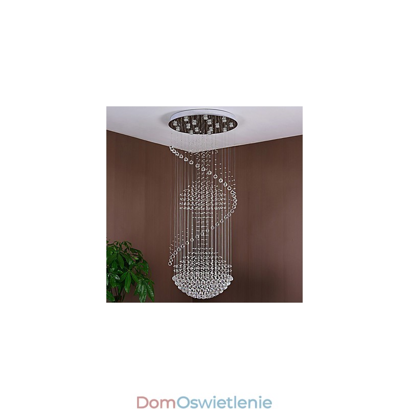Nowoczesna kryształowa lampa wisząca sufitowa żyrandol wewnętrzny oświetlenie domowe lampy wiszące oprawy