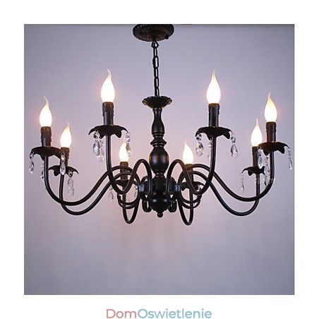 Europejski styl kryształowa lampa świeca lampa sklep odzieżowy lampy i latarnie projekt dekoracji droplight Europejski styl kryształowa lampa świeca lampa sklep odzieżowy lampy i latarnie projekt dekoracji droplight