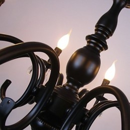 Europejski styl kryształowa lampa świeca lampa sklep odzieżowy lampy i latarnie projekt dekoracji droplight