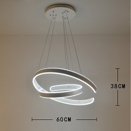 Północna Europa Prosta Kreatywna Atmosfera Żyrandol Lampa Stołówka Udekoruj Oprawę Oświetleniową