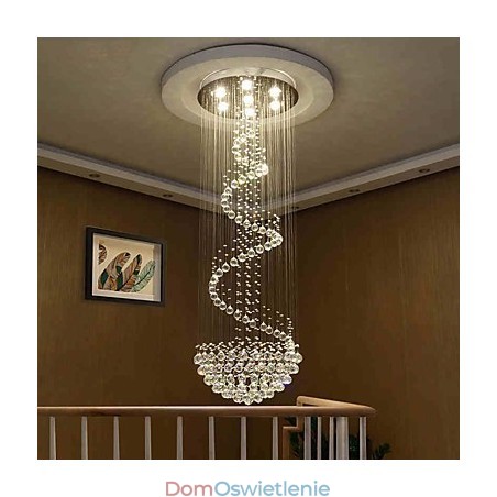 Nowoczesne kryształowe żyrandole sufitowe, lampy wiszące do wnętrz, oprawy oświetleniowe Deco Nowoczesne kryształowe żyrandole sufitowe, lampy wiszące do wnętrz, oprawy oświetleniowe Deco