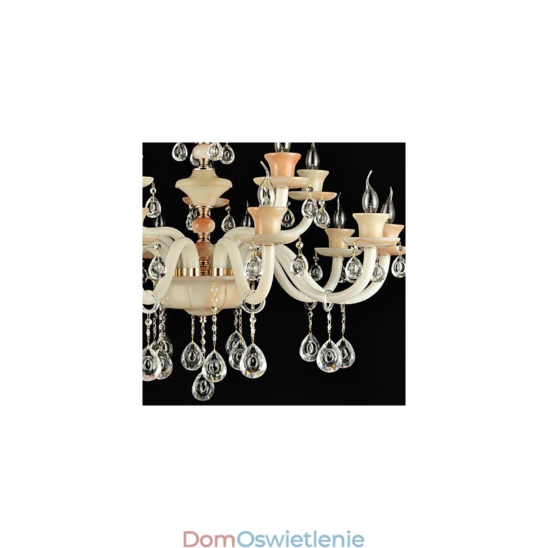 Nowoczesny współczesny tradycyjny klasyczny galwanizowany element dla kryształowego mini stylu metalowego żyrandola do jadalni