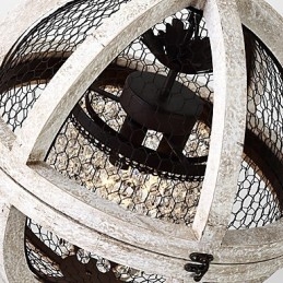 Vintage Metal Amercian Industrial Loft Malowanie Kolor Drewniana Lampa Żyrandol Lampa Wisząca Dekoracja Wnętrz