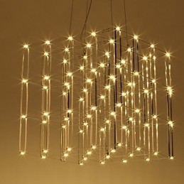Nowoczesny żyrandol ze stali nierdzewnej Lampa Loft Lighting