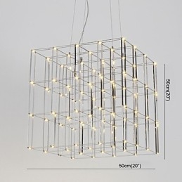 Nowoczesny żyrandol ze stali nierdzewnej Lampa Loft Lighting