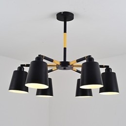 Wisząca lampa Tradycyjna Klasyczna Malowana Cecha dla Mini Stylu Drewno Bambus