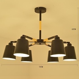 Wisząca lampa Tradycyjna Klasyczna Malowana Cecha dla Mini Stylu Drewno Bambus