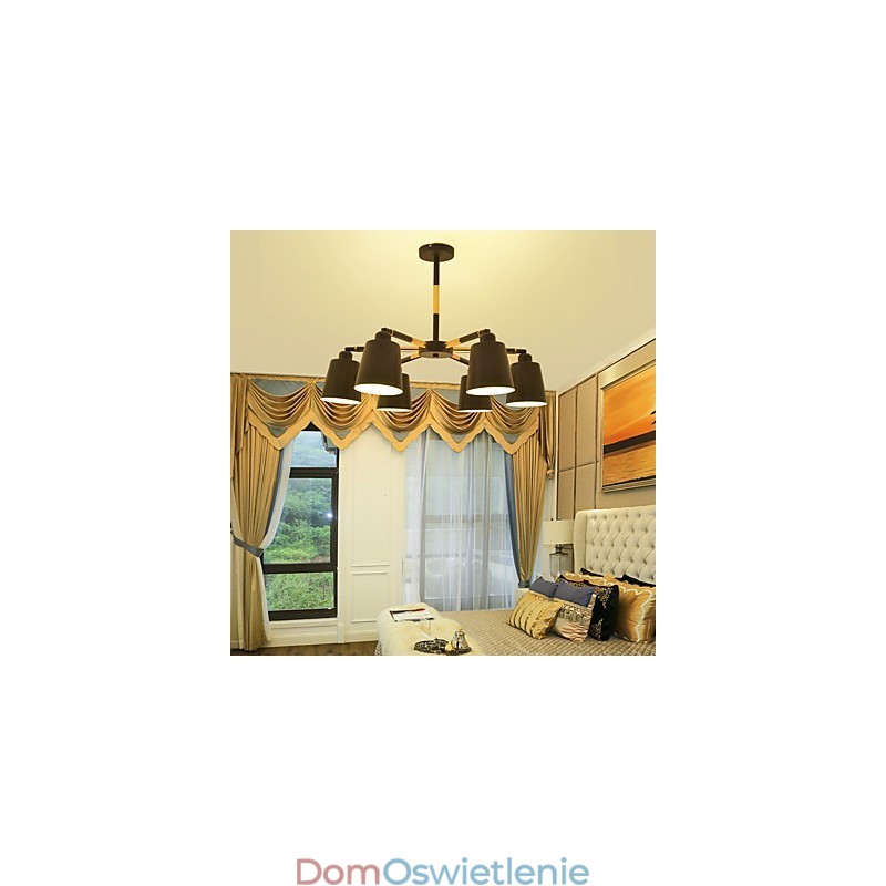 Wisząca lampa Tradycyjna Klasyczna Malowana Cecha dla Mini Stylu Drewno Bambus