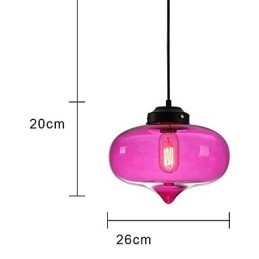 Wisząca lampa Bubble Design 1 Light Minimalistyczne malowanie żelazne