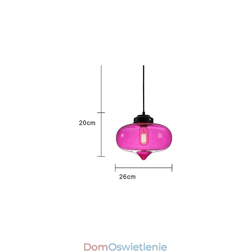 Wisząca lampa Bubble Design 1 Light Minimalistyczne malowanie żelazne