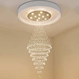 Współczesna kryształowa lampa wisząca na suficie nowoczesny żyrandol oświetlenie wiszące do domu żyrandol lampy oprawy