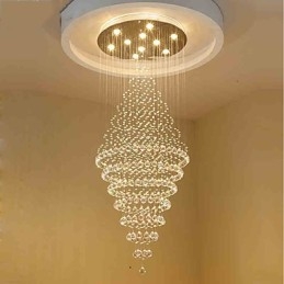 Współczesna kryształowa lampa wisząca na suficie nowoczesny żyrandol oświetlenie wiszące do domu żyrandol lampy oprawy
