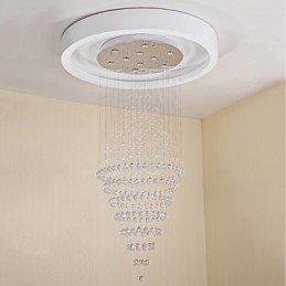 Współczesna kryształowa lampa wisząca na suficie nowoczesny żyrandol oświetlenie wiszące do domu żyrandol lampy oprawy