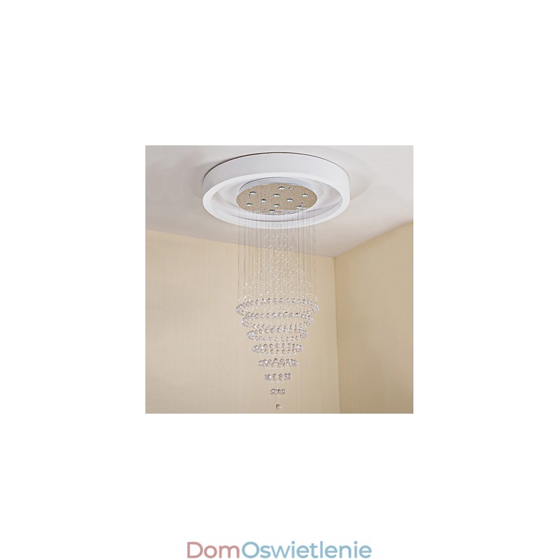 Współczesna kryształowa lampa wisząca na suficie nowoczesny żyrandol oświetlenie wiszące do domu żyrandol lampy oprawy