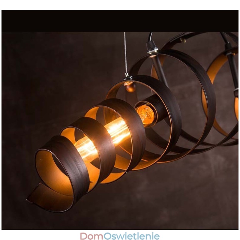 Retro Żelazna Lampa Nowoczesny Minimalistyczny Żyrandol W Stylu Industrialnym