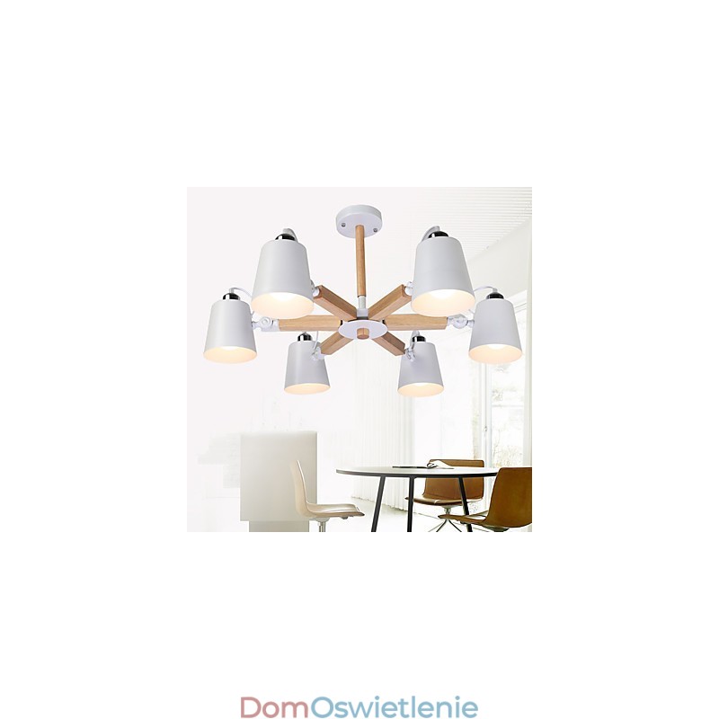 Funkcja malowania w stylu vintage na metalowym żyrandolu