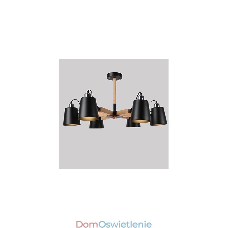 Funkcja malowania w stylu vintage na metalowym żyrandolu