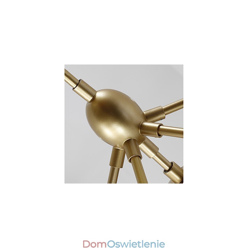 Twenty_one Light Post Modern Europe Style Modo Metalowa szklana lampa wisząca Foyer Decorate Industrial Chandelier Lamp