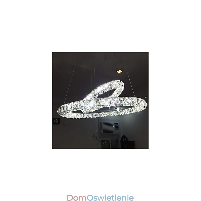 Kryształowe żyrandole, lampy wiszące do wnętrz, lampy sufitowe, oprawy oświetleniowe, ściemnialne za pomocą pilota