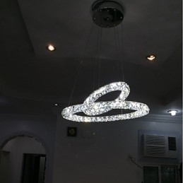 Kryształowe żyrandole, lampy wiszące do wnętrz, lampy sufitowe, oprawy oświetleniowe, ściemnialne za pomocą pilota
