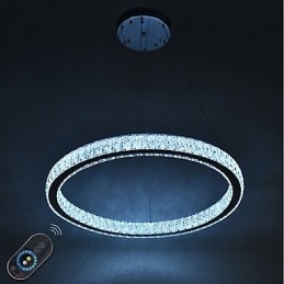 Ściemnialny pierścień Indoo sufitowa lampa wisząca nowoczesna lampa żyrandolowa lampa żyrandolowa z pilotem