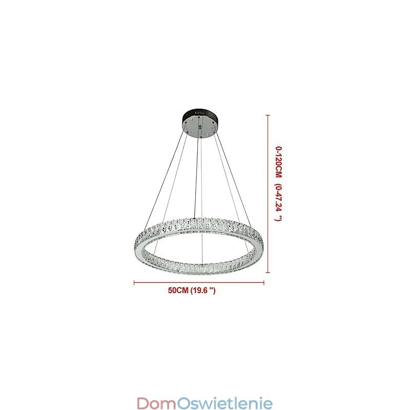 Ściemnialny pierścień Indoo sufitowa lampa wisząca nowoczesna lampa żyrandolowa lampa żyrandolowa z pilotem