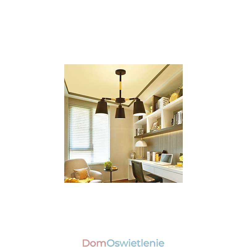 Wisząca lampa Tradycyjna Klasyczna Malowana Cecha dla Mini Stylu Drewno Bambus