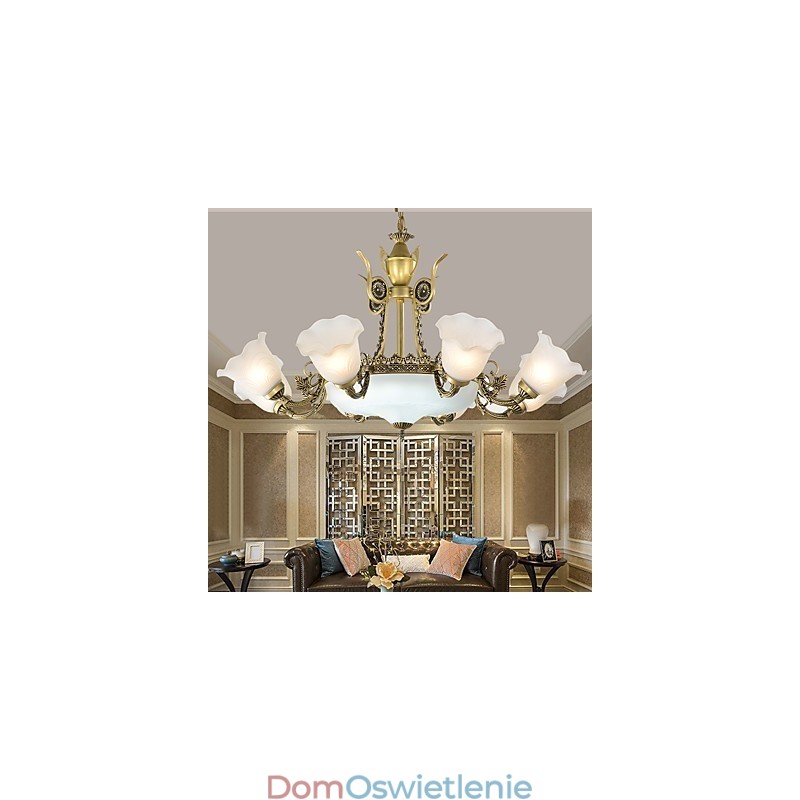 Tradycyjna klasyczna cecha malowania dla metalowego żyrandola w stylu miniaturowym