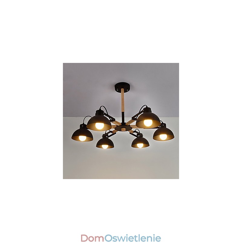 Tradycyjny Klasyczny Rustykalny Domek Vintage Retro Malowanie Cecha Miniaturowego Stylu Metalowego Żyrandola