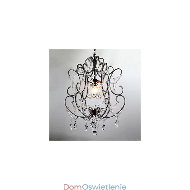 Nowoczesny żyrandol w stylu vintage żyrandol loft kryształowa lampa wisząca lustre