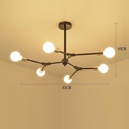 Wisząca lampa Tradycyjna Klasyczna Malowana Cecha dla Mini Stylu Drewno Bambus