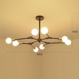 Wisząca lampa Tradycyjna Klasyczna Malowana Cecha dla Mini Stylu Drewno Bambus