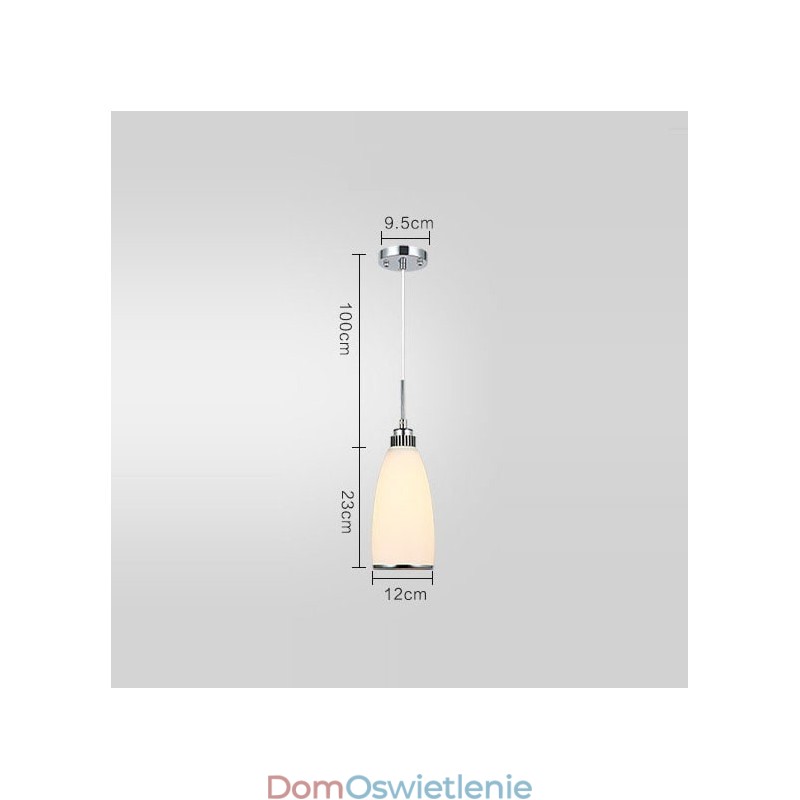 1 Światło Nowoczesna Współczesna Zintegrowana Metalowa Lampa Wisząca