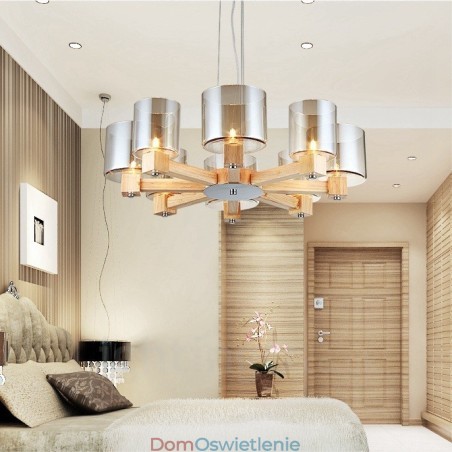 8-mio letnia lampa wisząca w stylu skandynawskim z kloszem szklanym 8-mio letnia lampa wisząca w stylu skandynawskim z kloszem szklanym