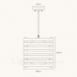 1 Lekka drewniana nowoczesna współczesna lampa wisząca w stylu nordyckim z kloszem szklanym