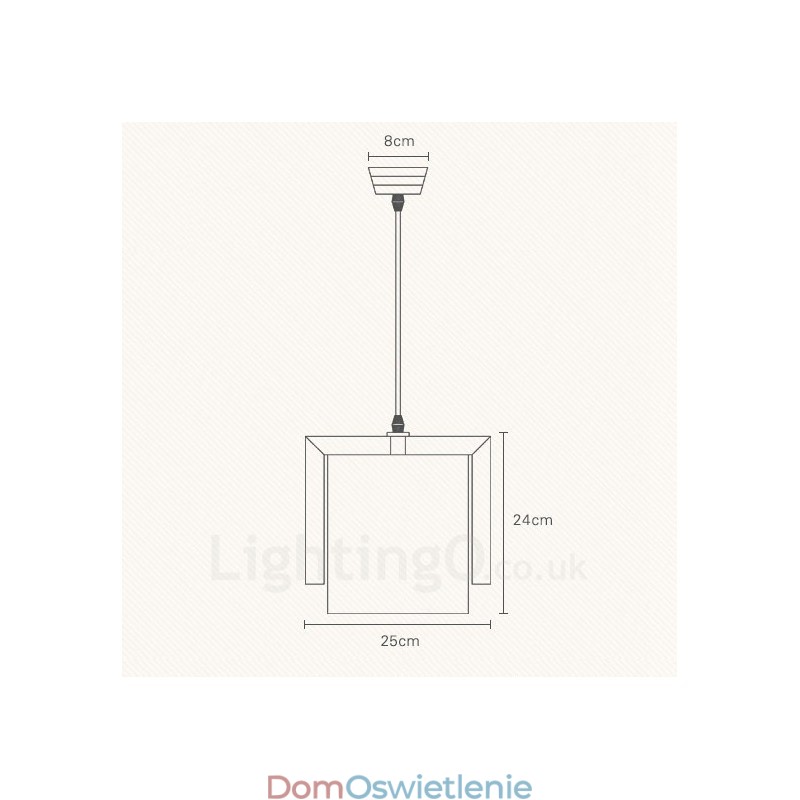 1 Lekka drewniana nowoczesna współczesna lampa wisząca w stylu nordyckim z kloszem z tkaniny