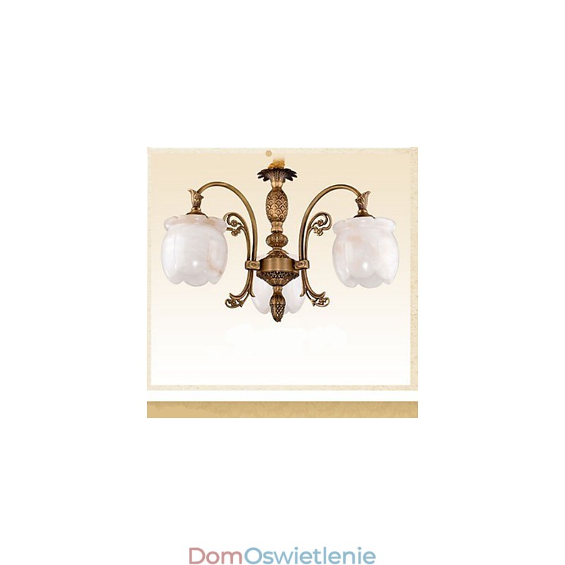 Lampa Miedziana Marmurowa Lampa Amerykańska