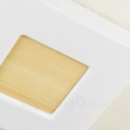 Nowoczesne, współczesne lampy sufitowe montowane na płasko z kloszem akrylowym