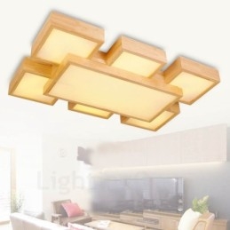 6Nowoczesnych, współczesnych lamp sufitowych w stylu nordyckim z kloszem akrylowym