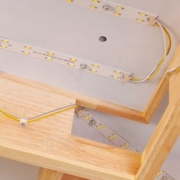 6Nowoczesnych, współczesnych lamp sufitowych w stylu nordyckim z kloszem akrylowym