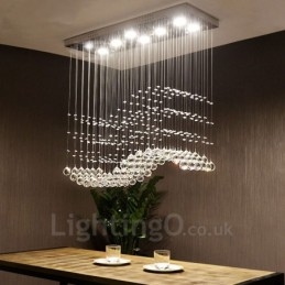 Nowoczesna kryształowa lampa sufitowa wisząca lampa wewnętrzna żyrandol oświetlenie lampy oprawy