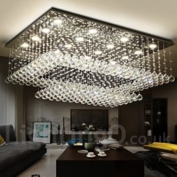 Nowoczesna kryształowa lampa sufitowa wisząca lampa wewnętrzna żyrandol oświetlenie lampy oprawy