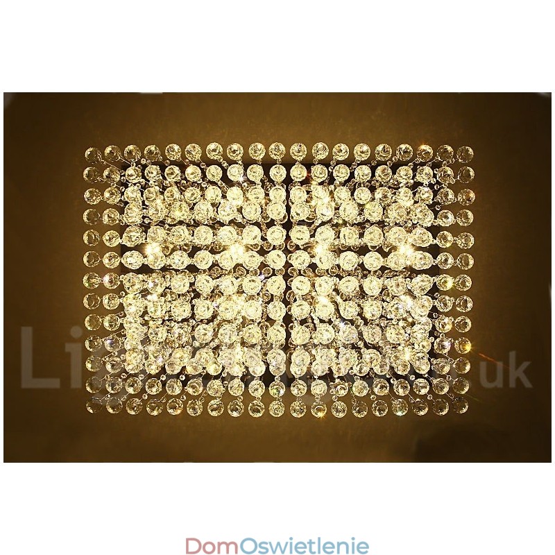 Nowoczesna kryształowa lampa sufitowa wisząca lampa wewnętrzna żyrandol oświetlenie lampy oprawy
