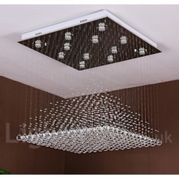 Nowoczesna kryształowa lampa sufitowa wisząca lampa wewnętrzna żyrandol oświetlenie lampy oprawa