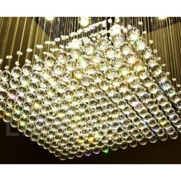 Nowoczesna kryształowa lampa sufitowa wisząca lampa wewnętrzna żyrandol oświetlenie lampy oprawa