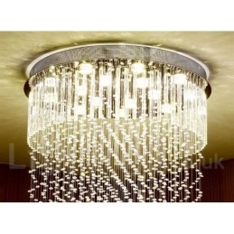 Nowoczesna kryształowa lampa sufitowa wisząca lampa wewnętrzna żyrandol oświetlenie lampy oprawy
