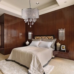 Tradycyjny klasyczny kryształowy chromowany metalowy żyrandol