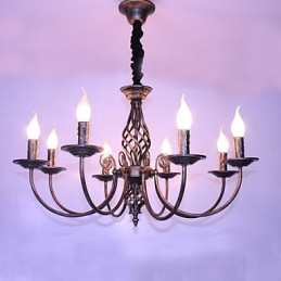 Retro Projektanci Styl Świecy Inne Metalowy Żyrandol