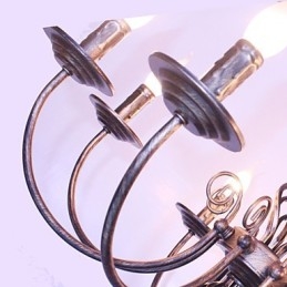Retro Projektanci Styl Świecy Inne Metalowy Żyrandol