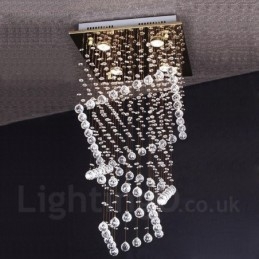 4 światła nowoczesne kryształowe wiszące lampy sufitowe oświetlenie wewnętrzne żyrandol lampy oprawy